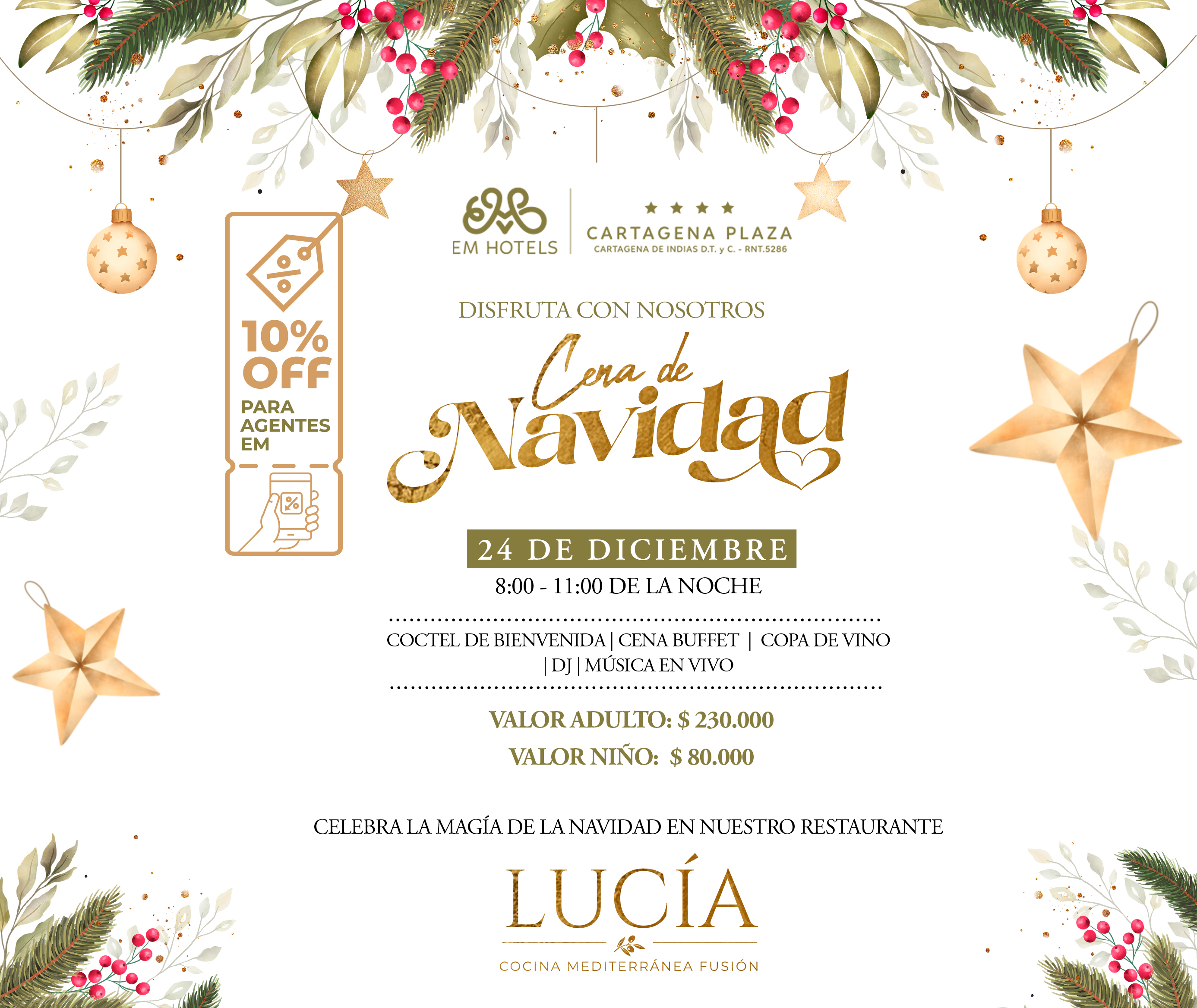 Cena de navidad